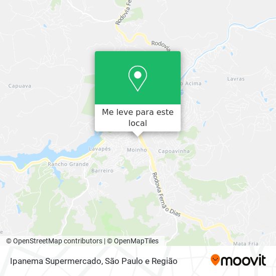 Ipanema Supermercado mapa
