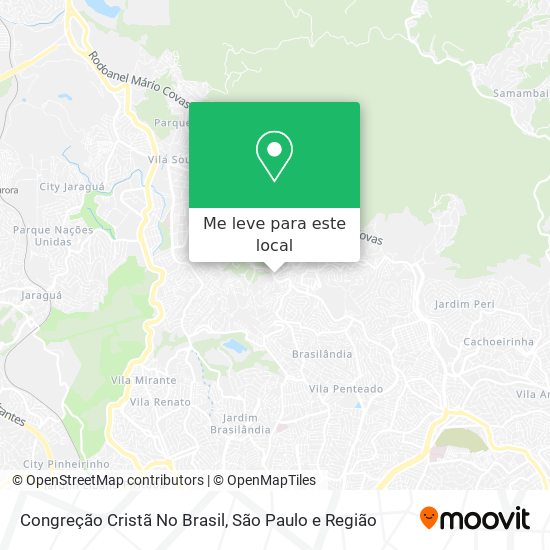 Congreção Cristã No Brasil mapa