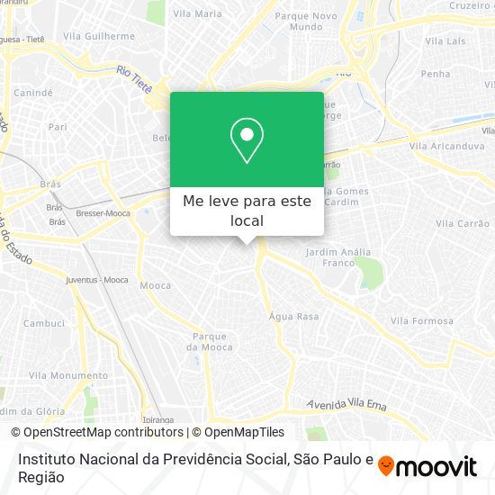 Instituto Nacional da Previdência Social mapa