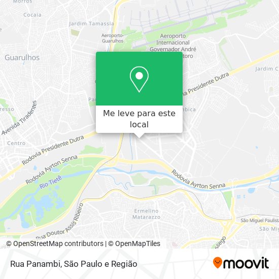 Rua Panambi mapa