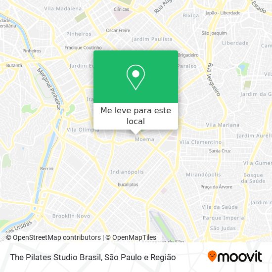 The Pilates Studio Brasil mapa