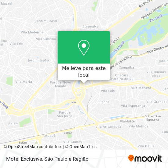 Motel Exclusive mapa