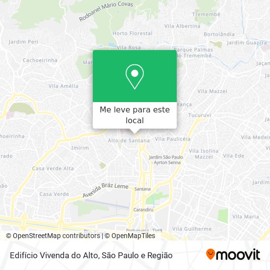 Edifício Vivenda do Alto mapa