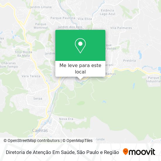 Diretoria de Atenção Em Saúde mapa