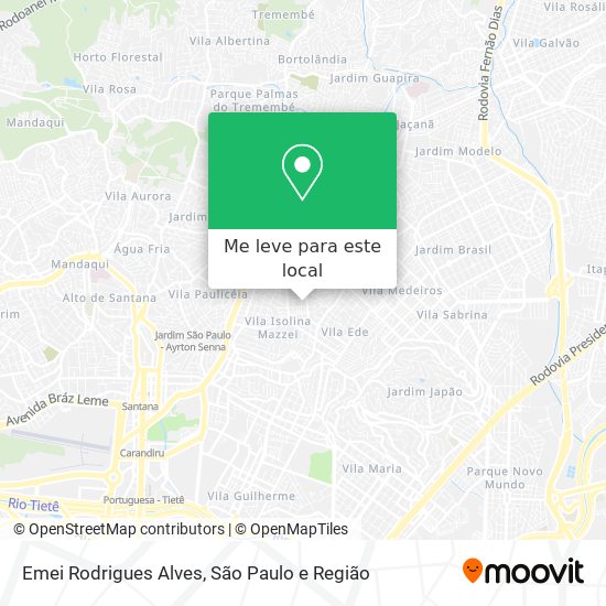 Emei Rodrigues Alves mapa