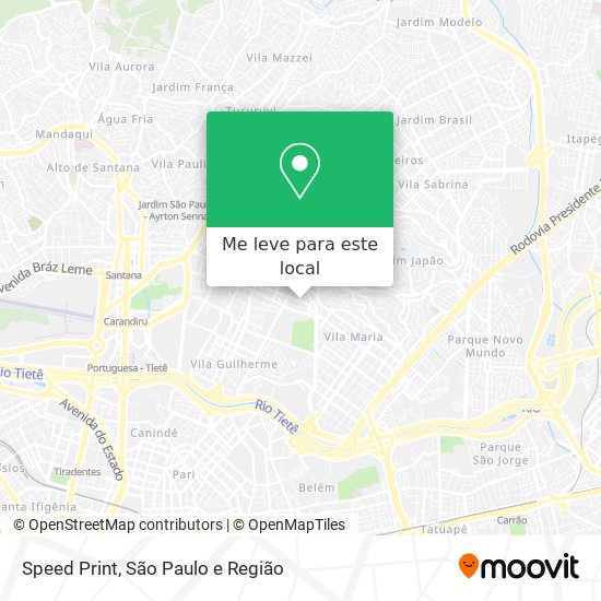 Speed Print mapa