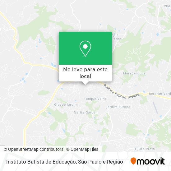 Instituto Batista de Educação mapa