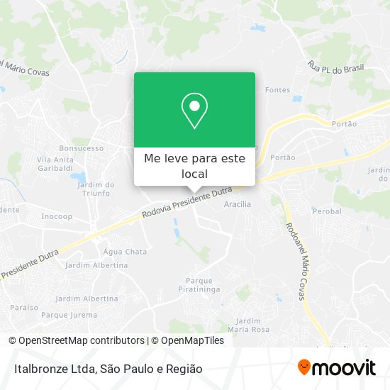 Italbronze Ltda mapa