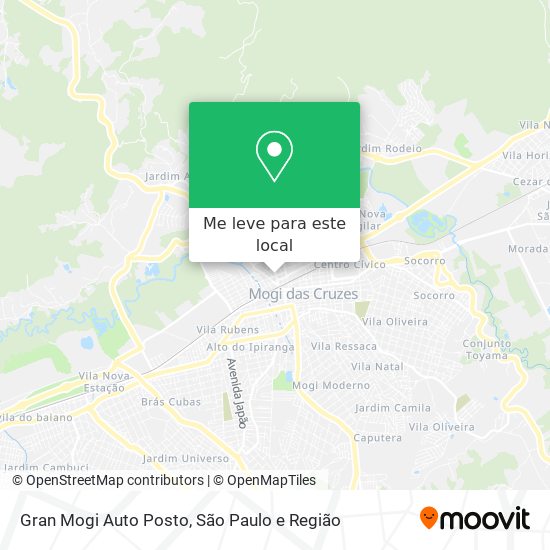 Gran Mogi Auto Posto mapa