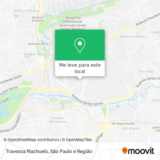 Travessa Riachuelo mapa