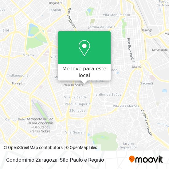 Condomínio Zaragoza mapa