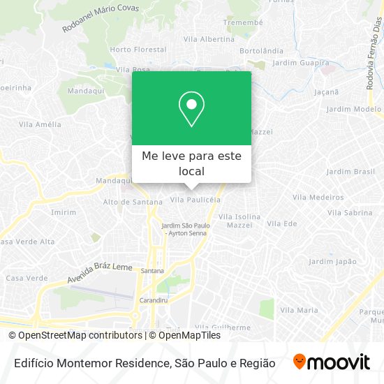 Edifício Montemor Residence mapa