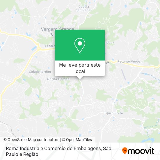 Roma Indústria e Comércio de Embalagens mapa