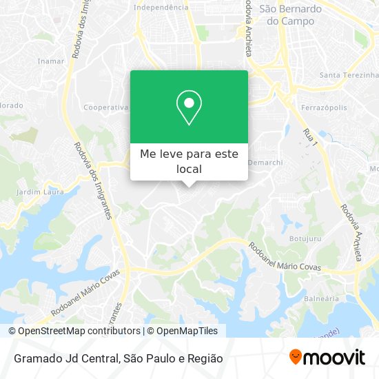 Gramado Jd Central mapa