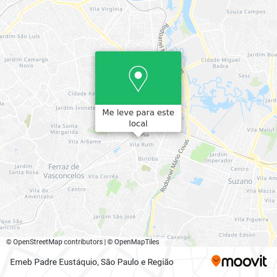 Emeb Padre Eustáquio mapa