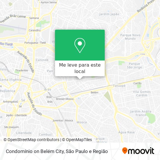 Condomínio on Belém City mapa