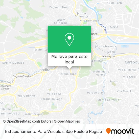 Estacionamento Para Veículos mapa