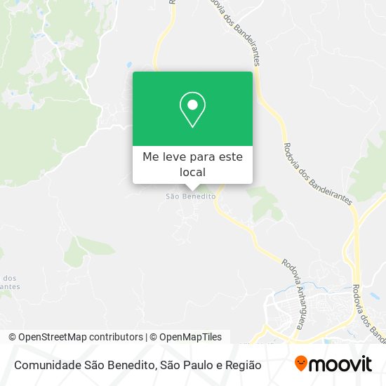Comunidade São Benedito mapa