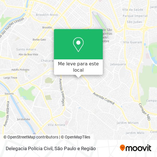 Delegacia Polícia Civil mapa