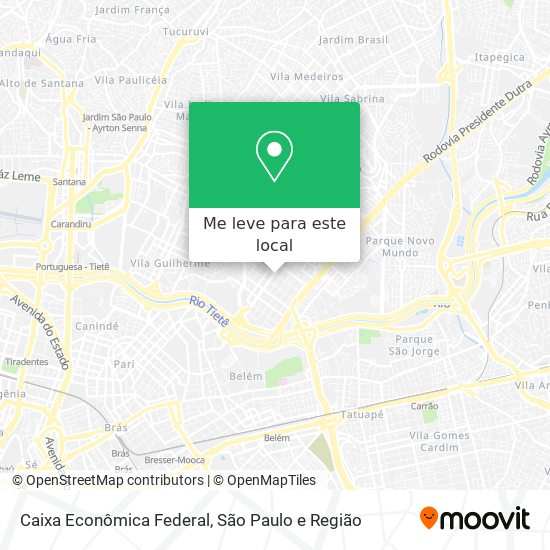 Caixa Econômica Federal mapa