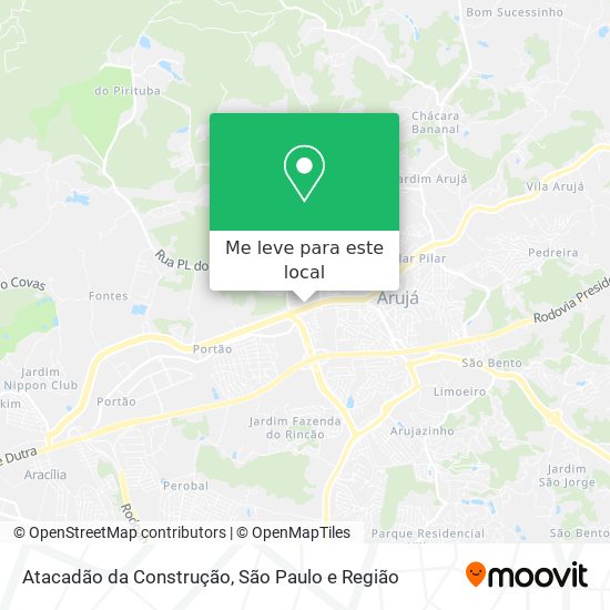 Atacadão da Construção mapa