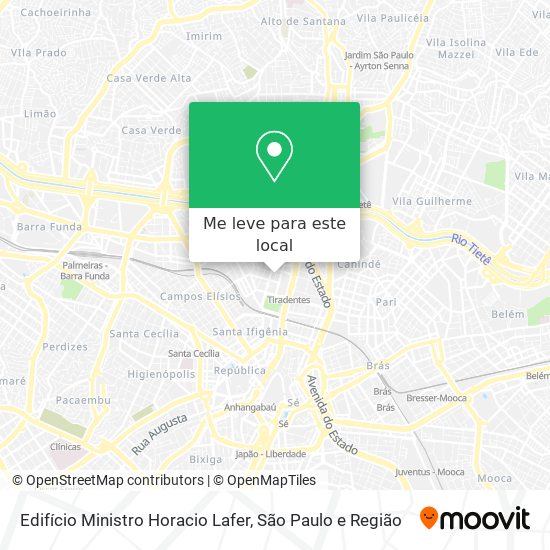 Edifício Ministro Horacio Lafer mapa