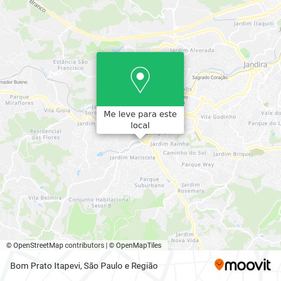 Bom Prato Itapevi mapa