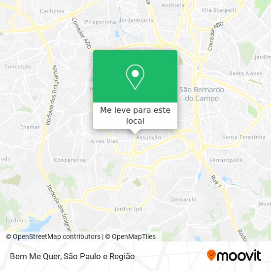 Bem Me Quer mapa