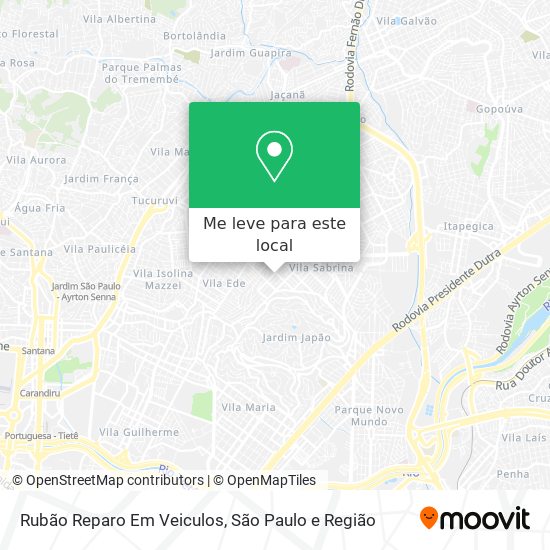 Rubão Reparo Em Veiculos mapa