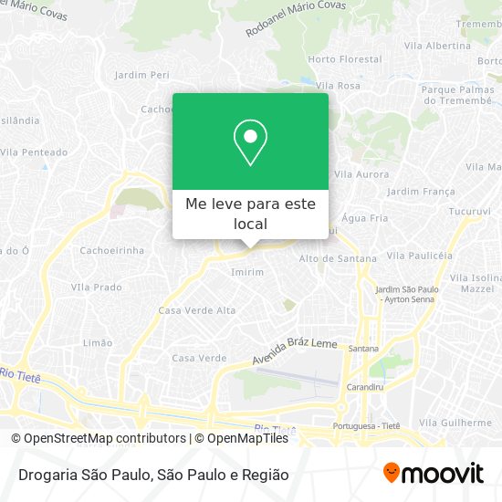 Drogaria São Paulo mapa