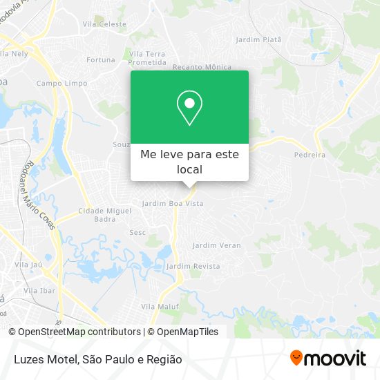 Luzes Motel mapa