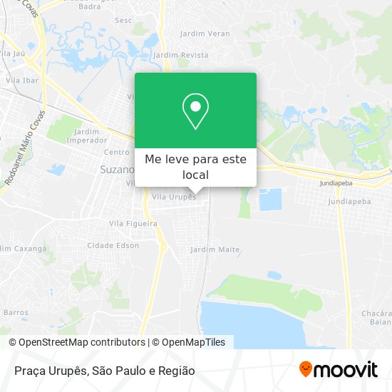 Praça Urupês mapa