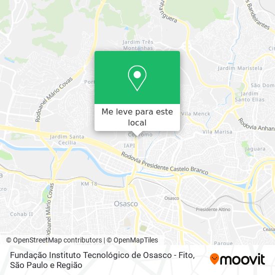 Fundação Instituto Tecnológico de Osasco - Fito mapa