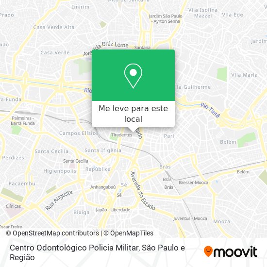 Centro Odontológico Policia Militar mapa