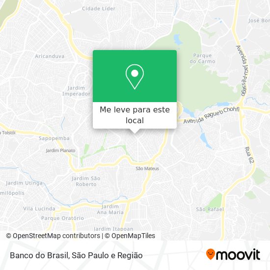 Banco do Brasil mapa