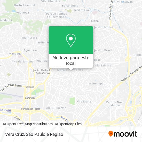 Vera Cruz mapa