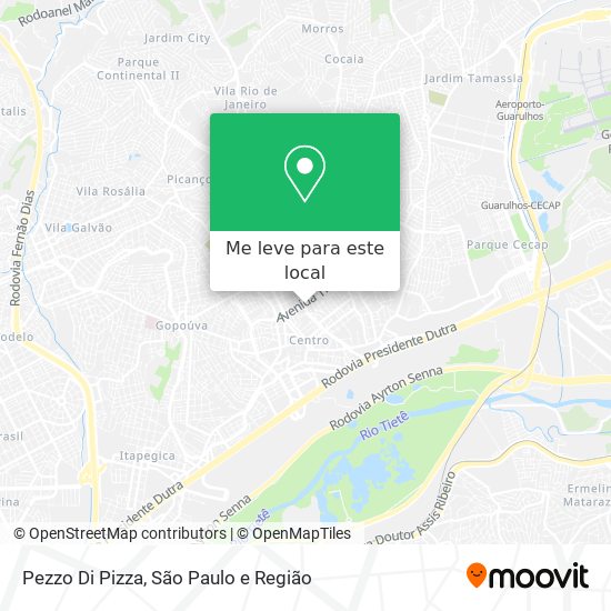 Pezzo Di Pizza mapa