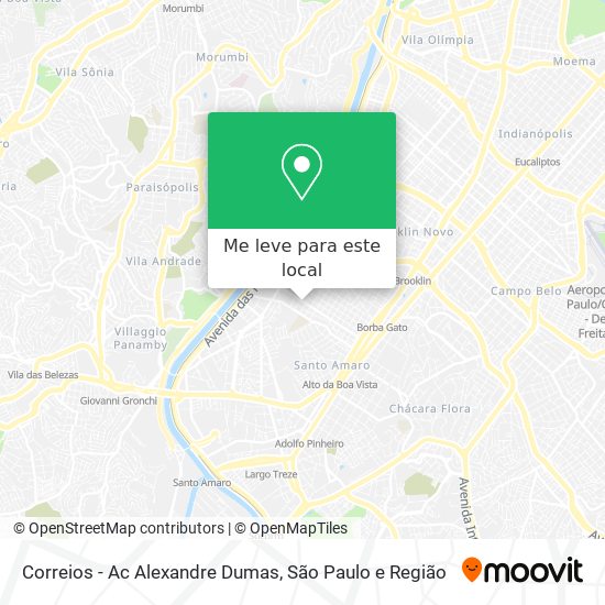 Correios - Ac Alexandre Dumas mapa