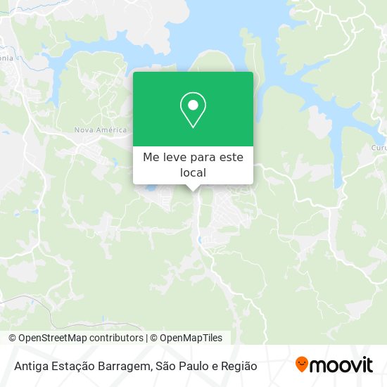 Antiga Estação Barragem mapa