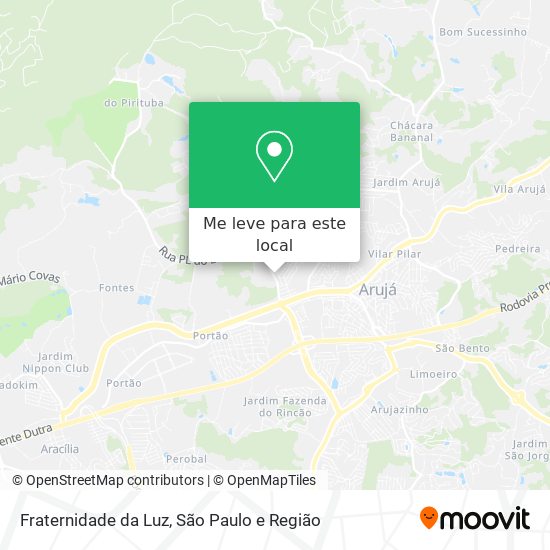 Fraternidade da Luz mapa
