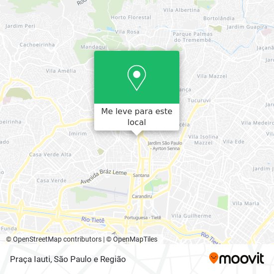 Praça Iauti mapa