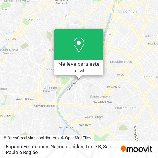 Espaço Empresarial Nações Unidas, Torre B mapa