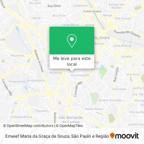 Emeief Maria da Graça de Souza mapa