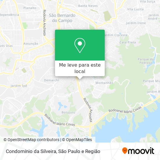 Condomínio da Silveira mapa