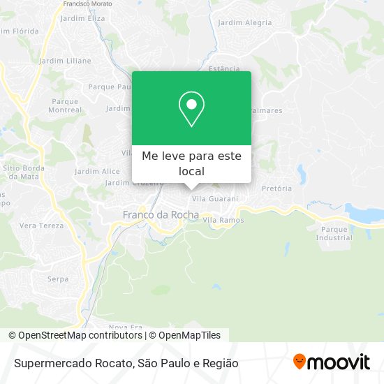 Supermercado Rocato mapa