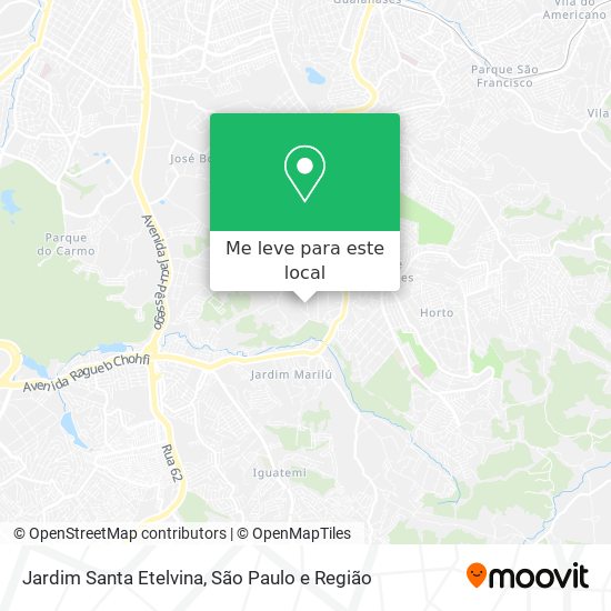 Jardim Santa Etelvina mapa