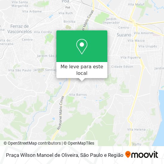 Praça Wilson Manoel de Oliveira mapa