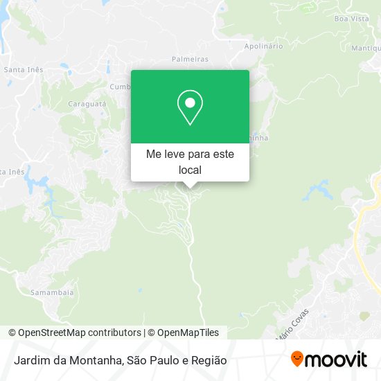 Jardim da Montanha mapa