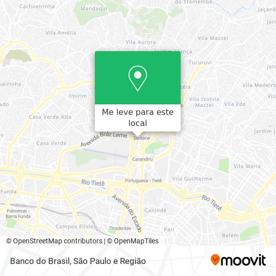 Banco do Brasil mapa