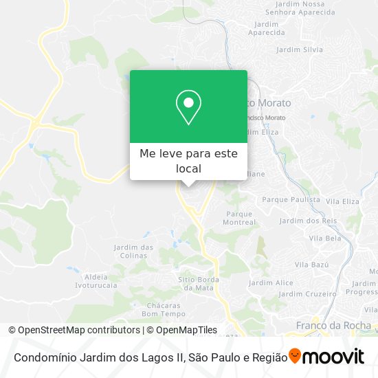 Condomínio Jardim dos Lagos II mapa